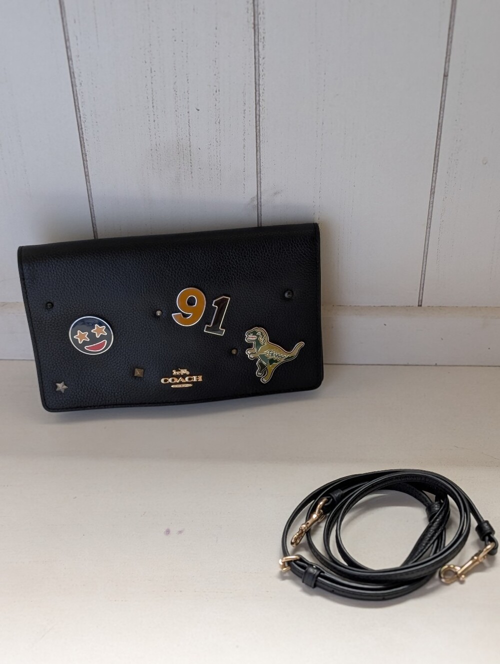 Coach Create Souvenir Pin Crossbody Handbag